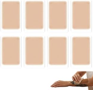 8 Pcs Tattoo Cover Up Patch, Natural Concealer For Tattoos Scars, Invisible Waterproof Body Makeup, Long Lasting Easy To Apply, Large Skin Tone Sticker, All Skin Types All Occasions Use
