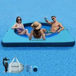AWEMUFA 8ft x 8ft Inflatable Floati