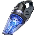 Handheld Vacuum Cleaner, Powerful Suction Portable Lightweight Hand Held Vacuum Cordless with 25-30Mins Long Runtime Rechargeable Battery Quick Charge for Home, Car, Carpet Stairs, Pet Hair Cleaning