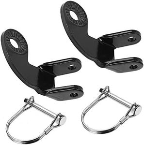 Kingsea 2PCS Bike Trailer Hitch, 12.2mm Steel Hitch for Burley Bike Trailers Replacement Kids Burley Bee Bike Trailer Hitch Coupler Attachment (135-Degree Coupler)