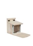 Shinegro Pine Wood Squirrel Feeder Munch Snacker Box Food Feeding House Reinforced Feed Station Holder