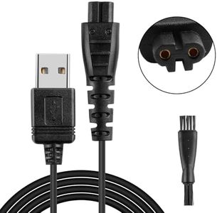 Shaver Charging Cable, 5V Charger for Remington Razor, Beard Trimmer, USB Charger for Electric Shaver, for Remington HC4250, HC4255, F3, PF7500, MB4200, MB4130, XR1330, XR1350, XR1400, XR1470, XR1430