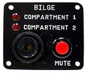 Two Compartment Bilge Alarm Panel, 