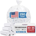 Fuxury 30-33 Gallon Trash Bags Medi