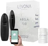 Levona Scent Waterless Diffuser: Luxury Scent Air Machine for Home - Smart Plug in Diffuser for Essential Oils - Plug in Diffuser for Hotel Room - Abela 100 Matte Black (120ml Oil Included)