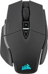 Corsair M65 RGB ULTRA WIRELESS, Tunable FPS Wireless Gaming Mouse (Sub-1ms SLIPSTREAM WIRELESS Technology, CORSAIR MARKSMAN 26,000 DPI Optical Sensor, Up to 120 hours of Battery Life) Black