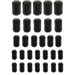 30Pcs Clip-on Ferrite Ring Core RFI EMI Noise Suppressor Cable Clip for 3.5mm/ 5mm/ 7mm/ 9mm/ 13mm Inner Diameter Telephones,Tvs,Speakers,Radio,Audio Equipment Noise Suppressor Video Cable Power Cord