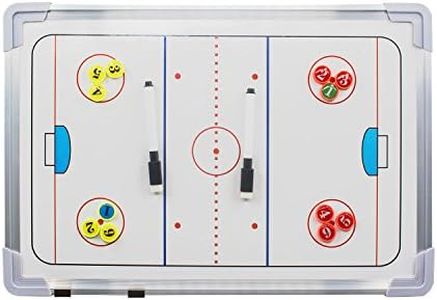 Wrzbest Ice Hockey Tactics Whiteboard Double-Sided Coaches' Coaching Board Training Assistant Tool