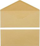 60 Pack #12 Kraft Business Envelopes in Bulk for Letter Mailing, 4 3/4 x 11 Inches, Brown