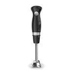Tefal Black Collection Hand Blender, 2 Speeds, Pulse, 2 stainless Steel Blades, Powerful 450W, Anti-splash Foot, Smoothies, Soups, Mayonnaise, Sauces, Kitchen, Compact, Dishwasher Safe Parts, HB4718G0