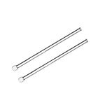 SPYLX Glass Stirring Rod with Flat Face Paddle Long Stirrer Multipurpose for Cocktail or Liquid Chemicals Laboratory (150 MM) - Pack of 2