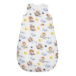 A toddler thing Organic Muslin Aloe Vera Sleeping Bag | Cotton Sleep Sack for Babies | Cozy and Safe | Wearable Baby Blanket | Print - Voyage | Pack of 1