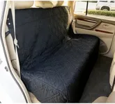 Formosa Covers Deluxe Quilted and Padded Back Seat Bench Cover - One Size fits All 56" W Black