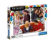 Clementoni 35090, Friends Puzzle for Children and Adults - 500 Pieces, Ages 10 Years Plus