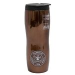 Starbucks The First Store Pike Place Stainless-Steel Tumbler (16 oz, Brown)