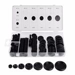 170pcs Rubber Grommet Firewall Hole Plug Set Car Electrical Wire Gasket Kit for Wire, Plug and Cable(7 Size)