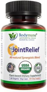 Natural Joint Supplement | Rheumatoid Arthritis Joint Relief | Anti Inflammatory Joint Health Joint Support by Bodymune | Best Joint Nutrition Vegan Gluten Free Non GMO | 60 Day Supply