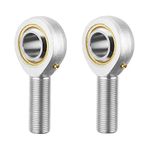 HiPicco POSB10 Rod End Bearing, 2pcs 5/8-inch Bore Pre-Lubricated 5/8-18 Male Thread Right Hand Heim Joint