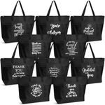 Paterr 10 Pcs Thank You Tote Bags B