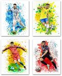 ACFELT Watercolor Famous Soccer Sup