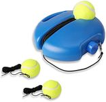 ZARSIO Solo Tennis Trainer Rebound Ball with String Portable Tennis Equipment for Self Tennis Training Kit with 3 String Balls for Adults Beginners