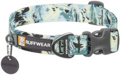 Ruffwear, Front Range Dog Collar, Durable and Comfortable Collar for Everyday Use, Sweeping Sage, 11"-14"