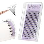 ANNAFRIS Premade Fan Eyelash Extension 20D 0.05mm D Curl 8-15mm Mix Volume Lash Extensions Pointy Base Lash Pre Made Fan Russian Eyelash False Lash（20D,0.05,D 8-15mm）