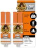 Gorilla 2 Part Epoxy, Clear Epoxy, 0.85 Ounce Syringe (Pack of 2) - 5 Minute Set, Incredibly Strong Bonding