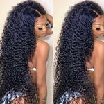 13x6 Deep Curly Human Hair Wigs 30 Inch MSGEM Deep Wave HD Transparent Lace Front Wigs 180% Density Pre Plucked with Baby Hair Brazilian Virgin Human Hair Wigs for Black Women Natural Color