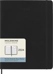 Moleskine 2024 Monthly Planner, 12M, Extra Large, Black, Soft Cover (7.5 x 10)