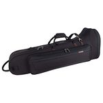 Protec Tenor Trombone Contoured PRO PAC Case (Fits F-Attachment), Black