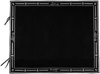 Ludwig Script Logo Non-Slip Drum Rug Mat, Black