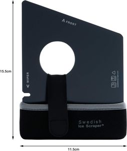 Swedish Ice Scraper – 6mm Thick, Black