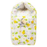 Mee Mee 3 in 1 Baby Bed, Sleeping Bag & Carry Nest, Koala Bear Embroidery, Shearing Finish & Cotton Soft from Inside, Machine Washable & Portable Bassinet, 0M+, Green