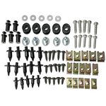 Complete Motorcycle Fairing Bolt Kit, Fasteners, and Hardware