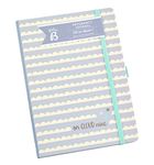 Busy B 6591 Clouds Pregnancy Journal Book, Grey