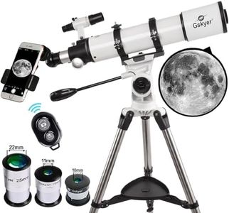 Gskyer Telescope 600x90mm AZ Astronomical Refractor Telescope for Adults Astronomy, German Technology Scope