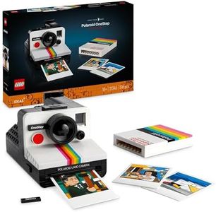 LEGO Ideas Polaroid OneStep SX-70 Camera 21345 Set for Adults, Collectible Vintage Model Kit to Build with Authentic Details, Creative Activity, Photography Toy for Men, Women, Him, Her & Teens