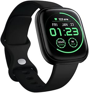 Cuteluding Smartwatch con schermo touch screen da per iPhone Android, Fitness Tracker impermeabile IP68 con frequenza cardiaca e monitor del sonno Orologi intelligenti per uomo donna