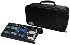 Gator Cases Aluminum Guitar Pedal Board with Carry Bag; Small: 15.75" x 7" | Stealth Black (GPB-LAK-1)