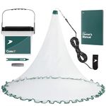 Best Fisher's® Core™ (8-ft) American Pro Cast Net - 2026 Rebranded - SuperSink™ 4ft/6ft/8ft/10ft/12ft - 3/8" Mesh - Real Lead 1-lbs/ft Double Line - Premium Cast Nets for Fishing - Book & Utility Box