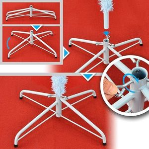 Alaskan Pine 7ft White Artificial Christmas Tree – Festive Decor