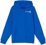 Bioworld Kaiju No. 8 Kafka Hibino Adult Royal Blue Long Sleeve Hooded Sweatshirt-Small