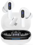 RYR Wireless Gaming Earbuds, Ultra-Low Latency Gaming Earbuds with Noise Cancelling Mic, 2.4Ghz & Bluetooth, LED Display, 36H Playtime for Meta Quest 3/2, PS5, PS4, VR, Switch, Steam Deck, PC, Phone