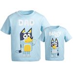 Bluey Dad Adult Mens Graphic T-Shirt Bandit Large