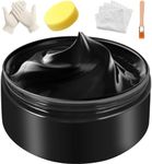 Leather Recoloring Balm Black, Leather Dye for Furniture, Black Leather Restorer Polish Repair Paint for Sofa, Couches and Car Seats