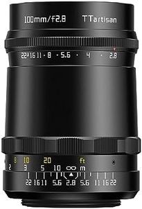 TTARTISAN 100mm F2.8 Objetivo de cámara para Montura M42 Enfoque Manual Bokeh único de Burbujas de jabón para Naturaleza y Retrato