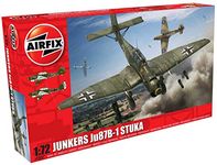 Airfix Plastic Models Kits A03087 Junkers JU87B-1 Stuka 1:72 Military Aircraft Plastic Model Kit