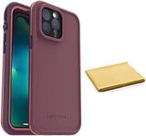 LifeProof FRĒ Series Waterproof Case with Magsafe for iPhone 13 Pro Max (Only) - with Cleaning Cloth - Non-Retail Packaging - Resourceful Purple (27-55079-4137-WC)