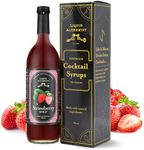 Liquid Alchemist Strawberry Syrup for Drinks - Real Ingredients Make our Strawberry Puree for Drinks a Perfect Strawberry Margarita Mix - Our Strawberry Flavoring Syrup is Gluten & Dairy Free (25 oz)